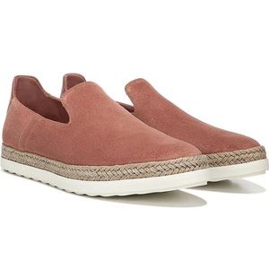 Vince Dillion Suede Slip On Sneakers Terracotta Rose - 8